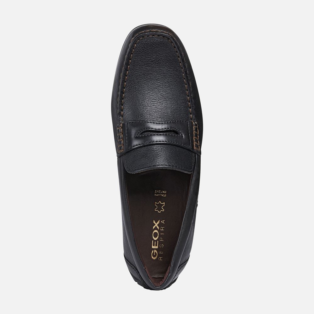 Geox Loafers Black Moner - Geox Mens Shoes - YAVMED960